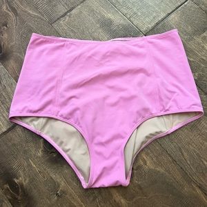 Kortni Jeane High Waist Swim Bottoms size large